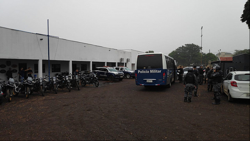 Batalhão de Choque está em Dourados. Imagem: (Adilson Domingos)