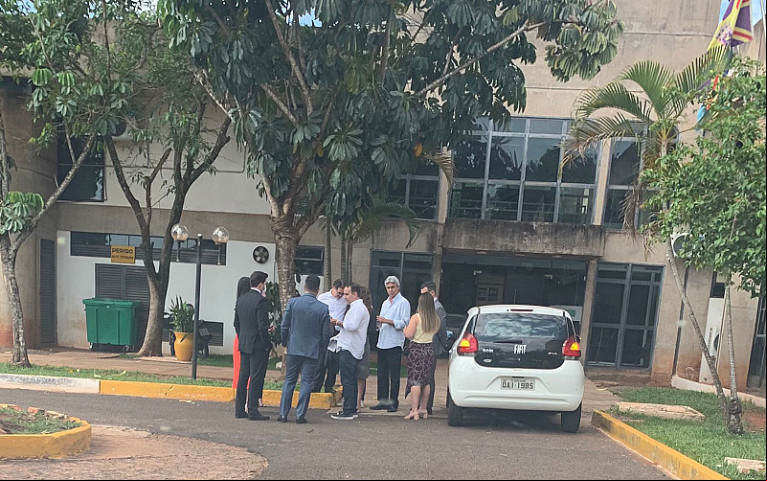 Candidato da OAB, Bitto Pereira durante um dos encontros na Secretaria Estadual de Assistência Social (Foto: Divulgação)